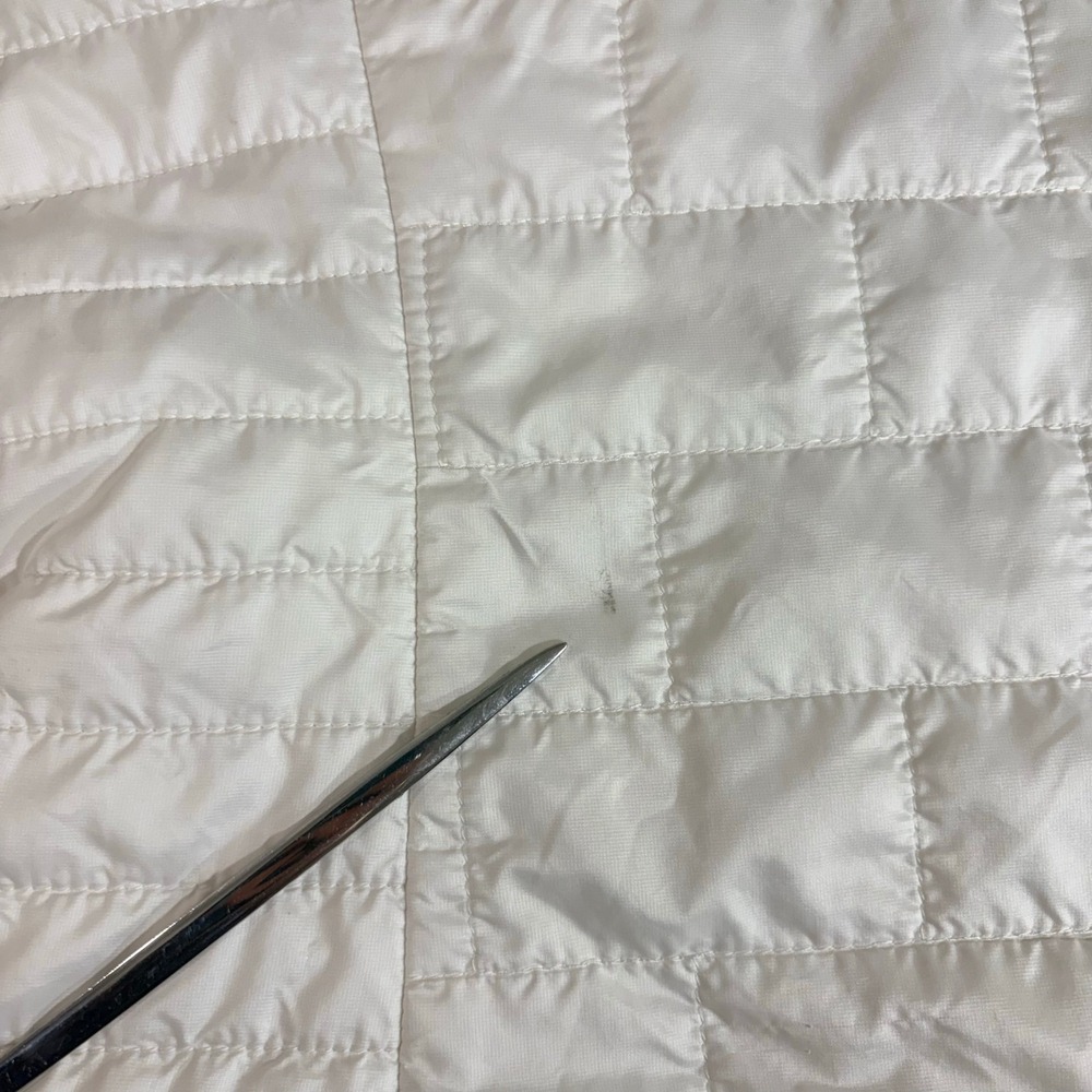 Patagonia Nano Puff Jacket Women XS White Quilted Full Zip Insulated - Picture 9 of 10